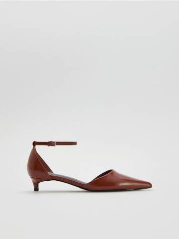 Reserved - Туфлі з ремінцями - золотисто-коричневий - 041FF-82X