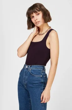 Женская фиолетовая майка Фиолетовый XS NA-KD 1018-004255