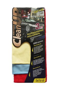 Универсальная салфетка CleanUP CU-118 из микрофибры, 30*35 см, 3 шт