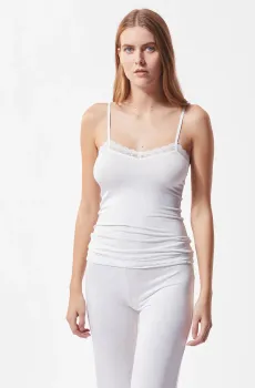 Женский белый топ MINIA Белый XS Etam 6514502