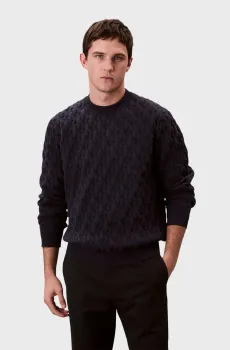 Мужской темно-синий джемпер A - REL Синий M Calvin Klein Jeans LV04RC359G