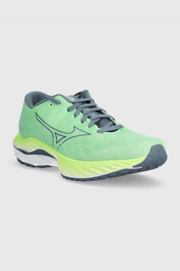 Обувь для бега Mizuno Wave Inspire 19 цвет зелёный Обувь для бега Mizuno Wave Inspire 19 цвет зелёный