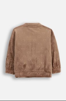 Детская толстовка из велюра Coccodrillo