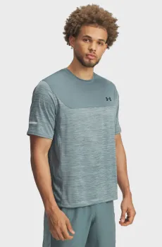 Мужская бирюзовая футболка UA Tech Utility SS Бирюзовый M Under Armour 6004965-587