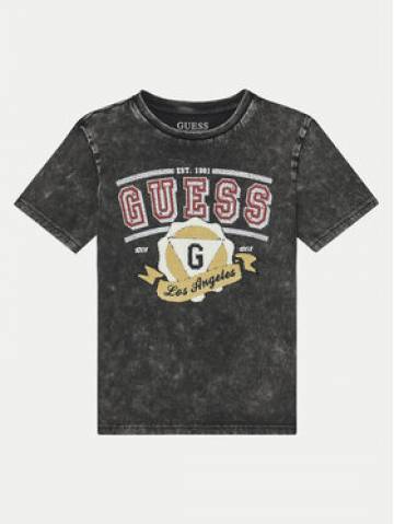 Guess Футболка L5RI08 K8HM4 Чорний Regular Fit Guess Футболка L5RI08 K8HM4 Чорний Regular Fit