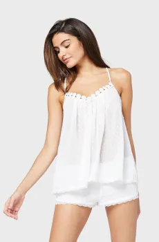 Женский белый топ HIPPIE Белый L Etam 6505588