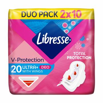Прокладки гигиенические Libresse Ultra Deo с ароматом, 20 шт Прокладки гигиенические Libresse Ultra Deo с ароматом, 20 шт
