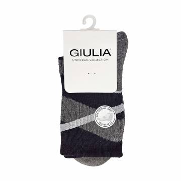 Носки универсальные Giulia US3 Work Trekking, высокие, черные, размер 40-42