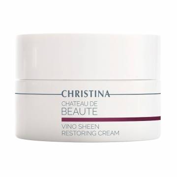Уценка! Восстанавливающий крем для лица Christina Chateau de Beaute Vino Sheen Restoring Cream Великолепиео, 50 мл Уценка! Восстанавливающий крем для лица Christina Chateau de Beaute Vino Sheen Restoring Cream Великолепиео, 50 мл