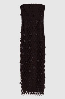 Коричневое платье Iridessa с пайетками