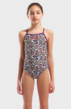 Детский купальник с узором FUN SKULLS SWIMSUIT LIGHTDROP Разноцветный 6 Arena 010284-590