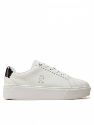 Tommy Hilfiger Снікерcи Th Platform Court Sneaker FW0FW08614 Білий