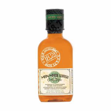 Мужской шампунь, гель для душа и кондиционер 3 в 1 18.21 Man Made Wash, Spiced Vanilla, 100 мл Мужской шампунь, гель для душа и кондиционер 3 в 1 18.21 Man Made Wash, Spiced Vanilla, 100 мл
