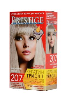 Стойкая крем-краска для волос Vips Prestige 207 Арктический блондин, 100 мл