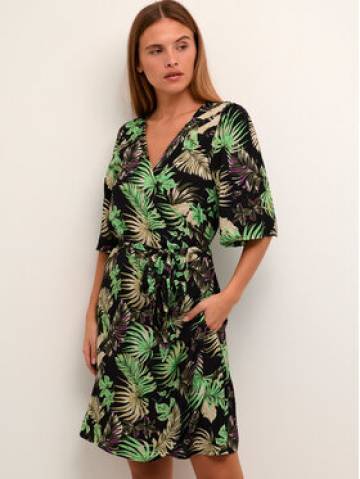 Kaffe Літня сукня Lulu 10507441 Зелений Regular Fit Kaffe Літня сукня Lulu 10507441 Зелений Regular Fit