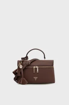Женская темно-коричневая сумка DANIELLE CANISTER Коричневый ONESIZE Guess HWZG2227770
