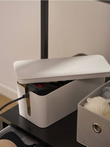 Органайзер для кабелів - сірий