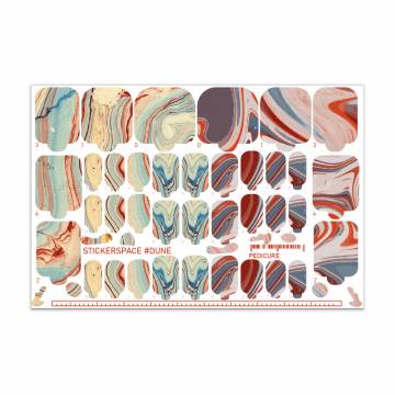 Наклейки для дизайна ногтей StickersSpace Dune Pedi (270112) Наклейки для дизайна ногтей StickersSpace Dune Pedi (270112)