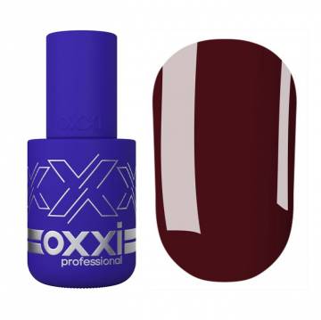 Гель-лак для ногтей Oxxi Professional 299 Темно-красный, эмаль, 10 мл