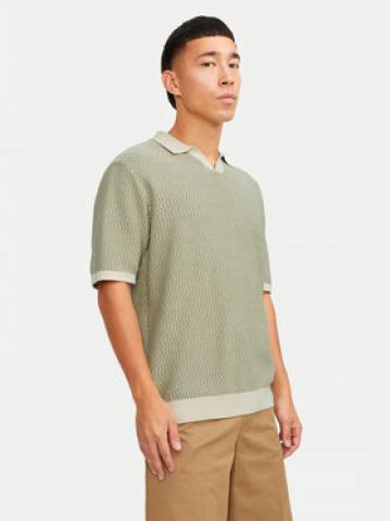 Jack&Jones Поло Jormykonos 12255950 Зелений Regular Fit Jack&Jones Поло Jormykonos 12255950 Зелений Regular Fit