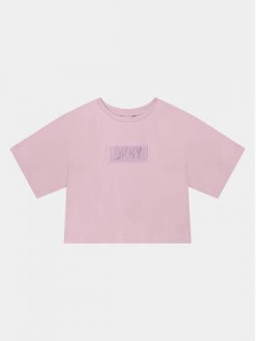 DKNY Футболка D35T02 D Рожевий Regular Fit DKNY Футболка D35T02 D Рожевий Regular Fit
