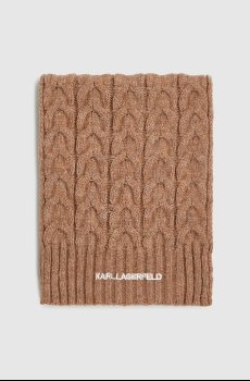 Шарф с примесью шерсти Karl Lagerfeld K/ESSENTIAL