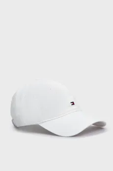 Женская белая кепка ESSENTIAL FLAG SOFT Белый ONESIZE Tommy Hilfiger AW0AW16050
