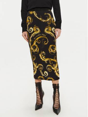 Versace Jeans Couture Спідниця-міді 77HAE8B6 Чорний Regular Fit Versace Jeans Couture Спідниця-міді 77HAE8B6 Чорний Regular Fit