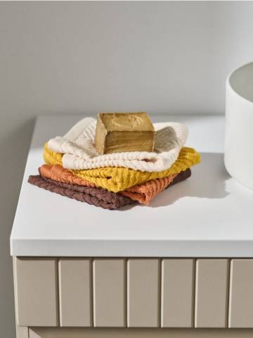 Рушники бавовняні 4 шт - різнобарвний