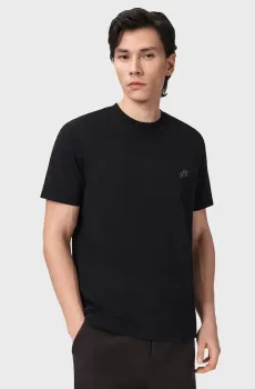 Мужская черная футболка CIPHER Черный L AllSaints M002JE