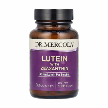 Лютеин с зеаксантином Dr. Mercola Lutein with Zeaxanthin 40 мг, 30 капсул Лютеин с зеаксантином Dr. Mercola Lutein with Zeaxanthin 40 мг, 30 капсул