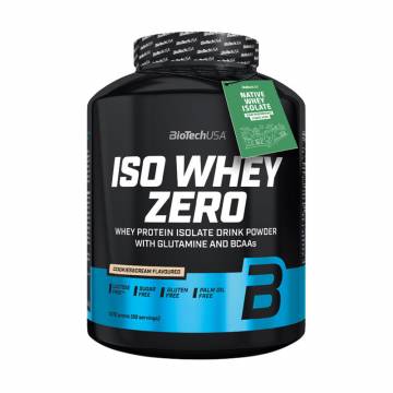 Протеин BioTech USA Iso Whey Zero Печенье с кремом, в порошке 2.27 кг Протеин BioTech USA Iso Whey Zero Печенье с кремом, в порошке 2.27 кг