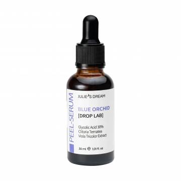 Пилинг-сыворотка для лица Julies Dream Drop Lab Blue Orchid Peel-Serum Отшелушивание и ровный тон, 30 мл