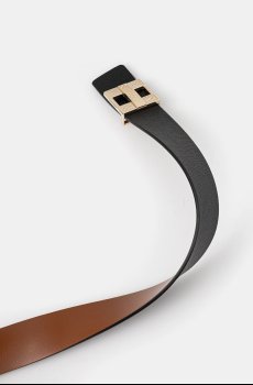 Двухсторонний кожаный ремень HUGO Zita-C-G_Sr35