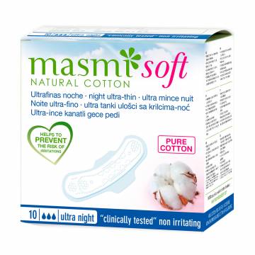Гигиенические прокладки Masmi Soft Ultra Night, 10 шт Гигиенические прокладки Masmi Soft Ultra Night, 10 шт