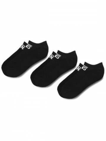 Vans Набір з 3 пар низьких жіночих шкарпеток Classic Kick 6.5 VN000XSSBLK Чорний Vans Набір з 3 пар низьких жіночих шкарпеток Classic Kick 6.5 VN000XSSBLK Чорний