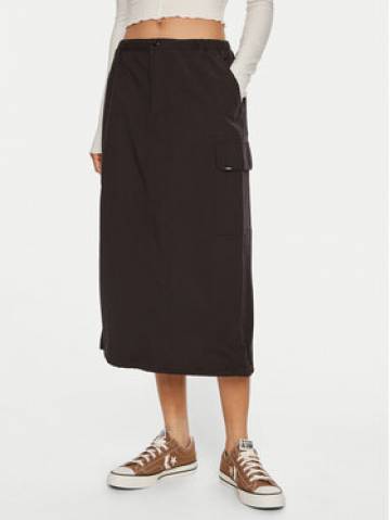 Vans Спідниця-міді Riley VN000HQB Чорний Regular Fit Vans Спідниця-міді Riley VN000HQB Чорний Regular Fit