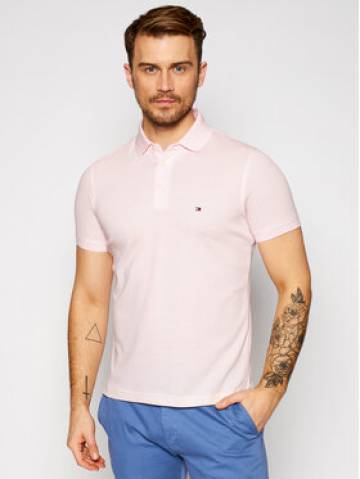 Tommy Hilfiger Поло 1985 MW0MW17771 Рожевий Slim Fit Tommy Hilfiger Поло 1985 MW0MW17771 Рожевий Slim Fit
