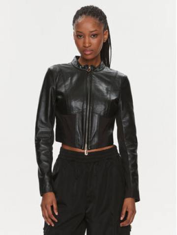 Pinko Шкіряна куртка Giano Giubbino. 103010 A1KB Чорний Regular Fit Pinko Шкіряна куртка Giano Giubbino. 103010 A1KB Чорний Regular Fit