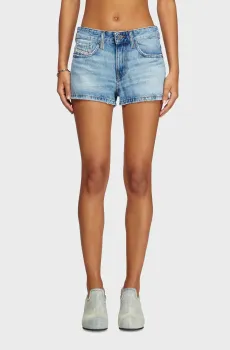 Женские синие джинсовые шорты DE-YUBA CALZONCINI Синий 29 Diesel A12764 0DQAF