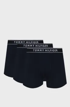 Мужские темно-синие боксеры (3 шт) TRUNK Синий XL Tommy Hilfiger UM0UM03882