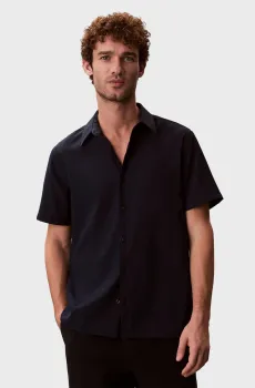 Мужская черная рубашка CLASSIC Черный M Calvin Klein LV04LF109G
