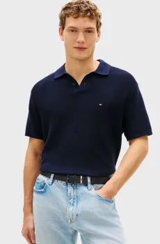 Мужское темно-синее поло COOL TOUCH Синий M Tommy Hilfiger MW0MW42795
