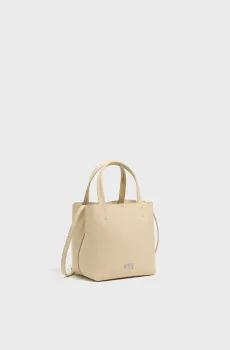 Женская бежевая кожаная сумка Бежевый ONESIZE Bimba Y Lola 251BBBJ5L.11139