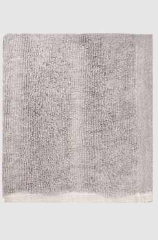 Махровое полотенце для лица ASH RIBBED серого цвета