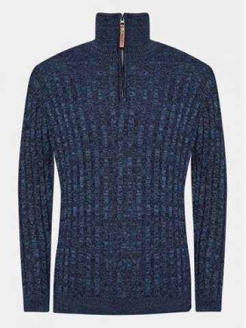 INDICODE Светр Rufus 35-026 Cиній Regular Fit INDICODE Светр Rufus 35-026 Cиній Regular Fit