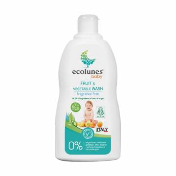Органическое средство для мытья фруктов и овощей Ecolunes Baby Fruit & Vegetable Wash, 500 мл Органическое средство для мытья фруктов и овощей Ecolunes Baby Fruit & Vegetable Wash, 500 мл