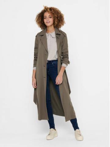 ONLY Тренч 15217799 Коричневий Relaxed Fit ONLY Тренч 15217799 Коричневий Relaxed Fit