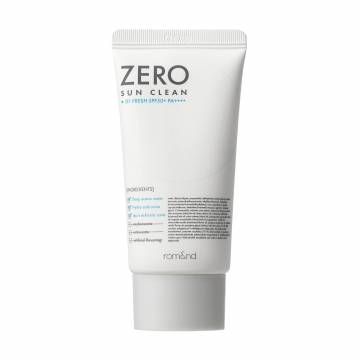 Солнцезащитный крем для лица Rom&nd Zero Sun Clean SPF 50+ PA++++, 01 Fresh, 50 мл Солнцезащитный крем для лица Rom&nd Zero Sun Clean SPF 50+ PA++++, 01 Fresh, 50 мл