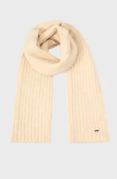 Женский бежевый шарф ikon Бежевый ONESIZE Karl Lagerfeld A4W33119